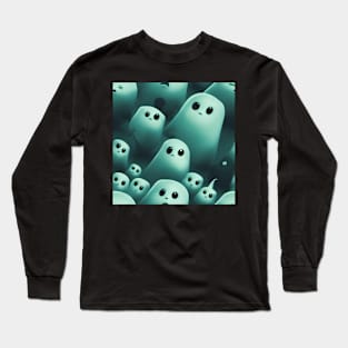 Cute Halloween Ghosts Long Sleeve T-Shirt